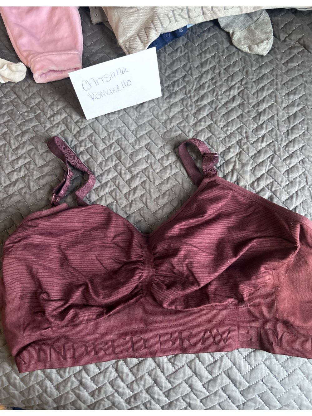 Kindred bravely pumping/ nursing bra- XL Busty